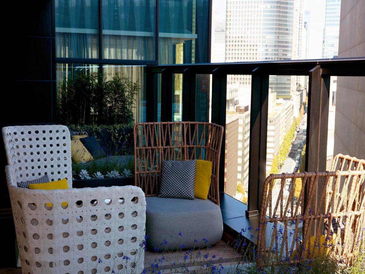 The Gate Hotel Tokyo By Hulic Luaran gambar A balcony in a residential building